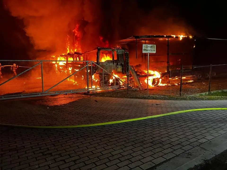 Pożar w Osiecznicy