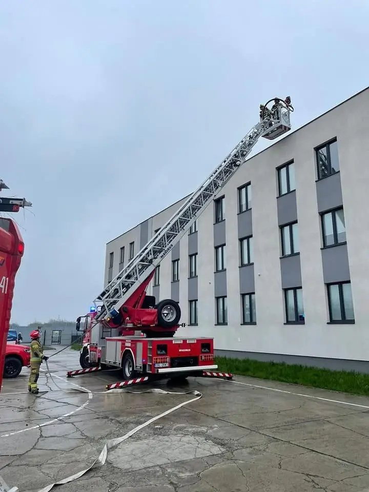 Ćwiczenia strażaków