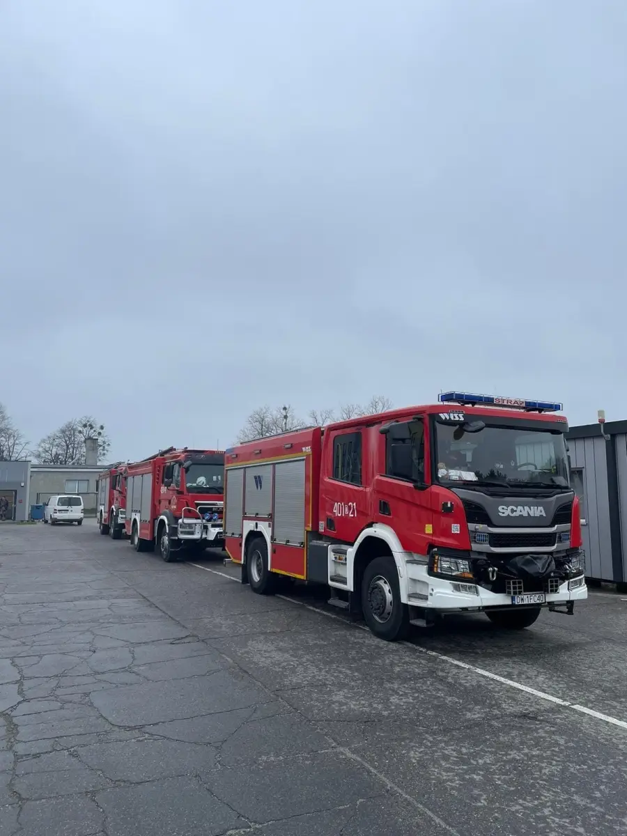 Ćwiczenia strażaków