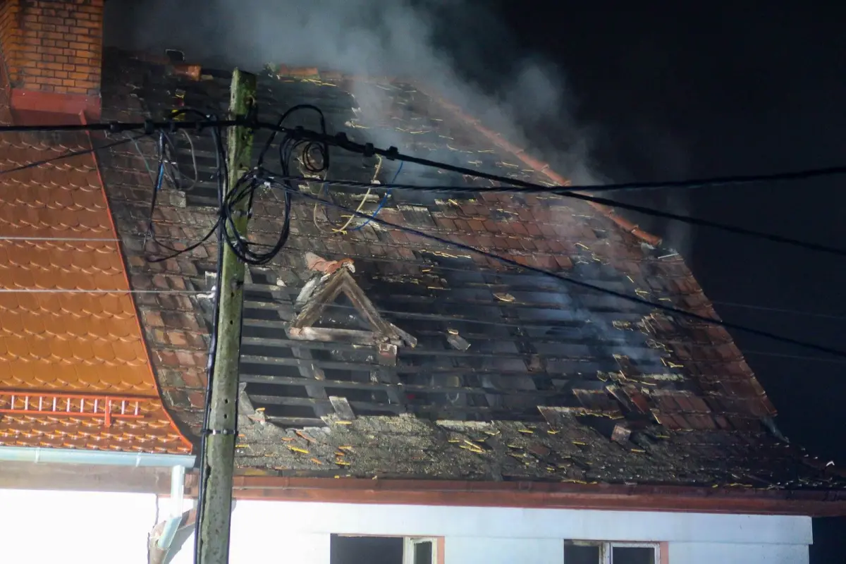 Pożar przy ul. Lipowej w Bolesławcu