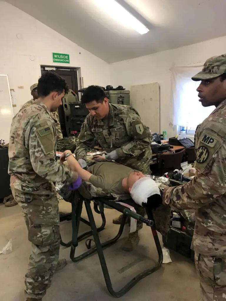 Ćwiczenia żołnierzy US Army z ratownikami z naszego szpitala
