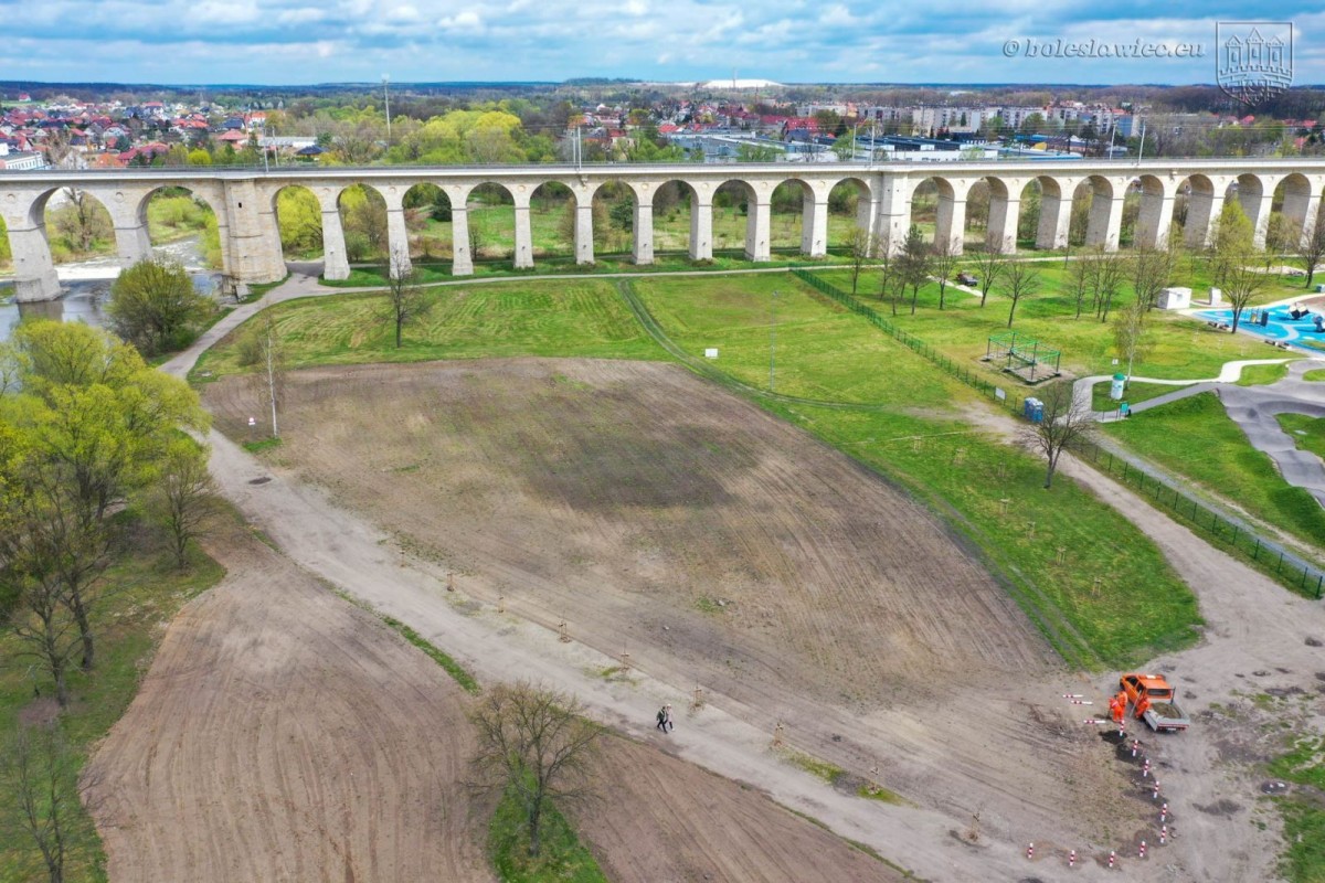 Powstają kwietne łąki w Bolesławcu