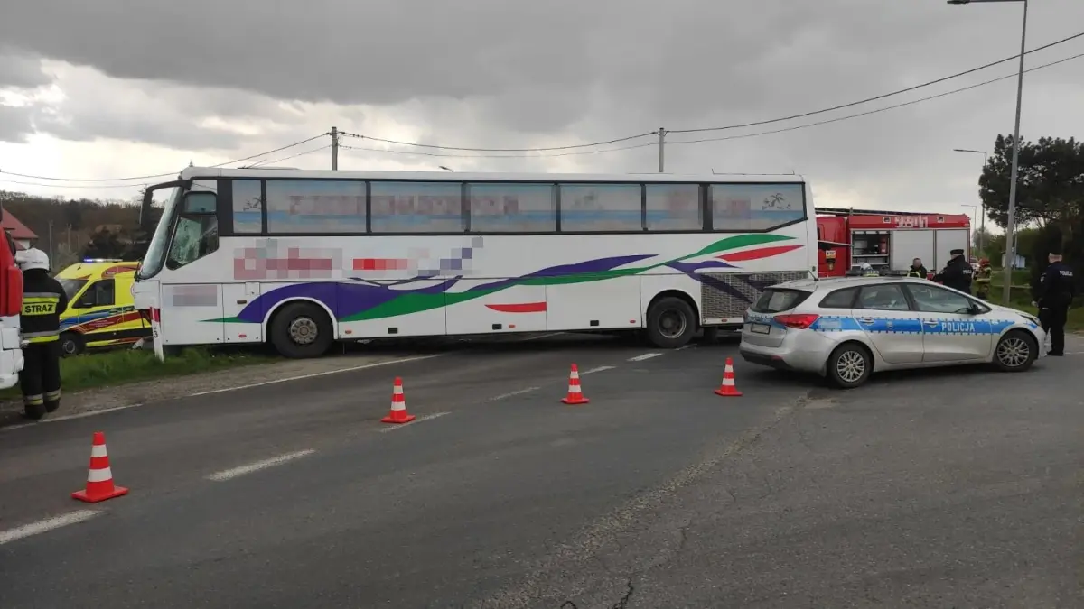 Kolizja w powiecie świdnickim