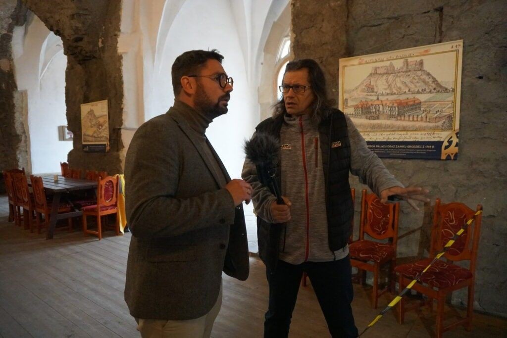 Prace na Zamku Grodziec