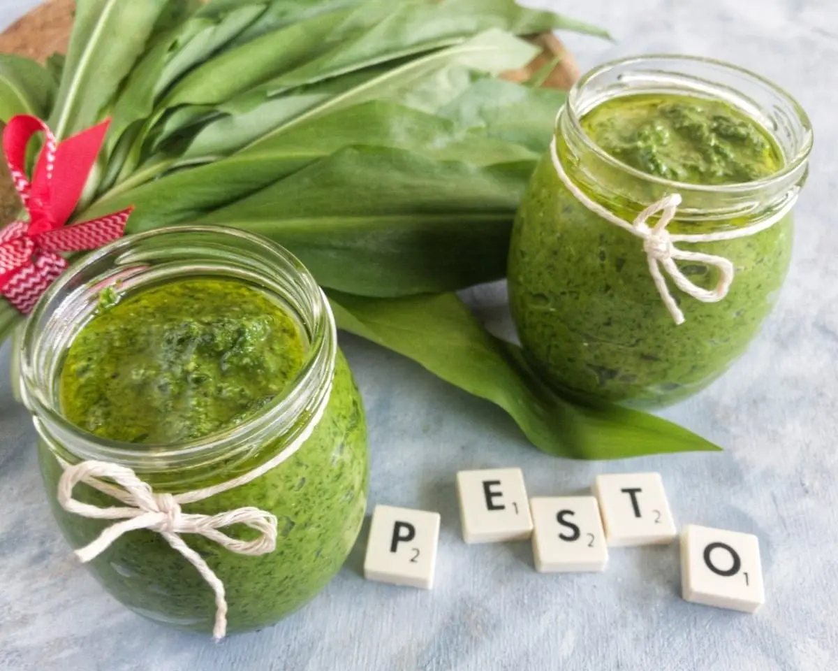 Pesto z czosnku niedźwiedziego