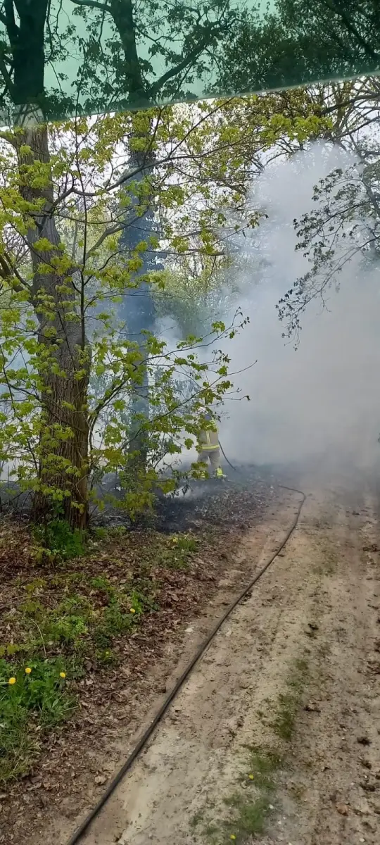 Akcja straży pożarnej w gminie Gromadka