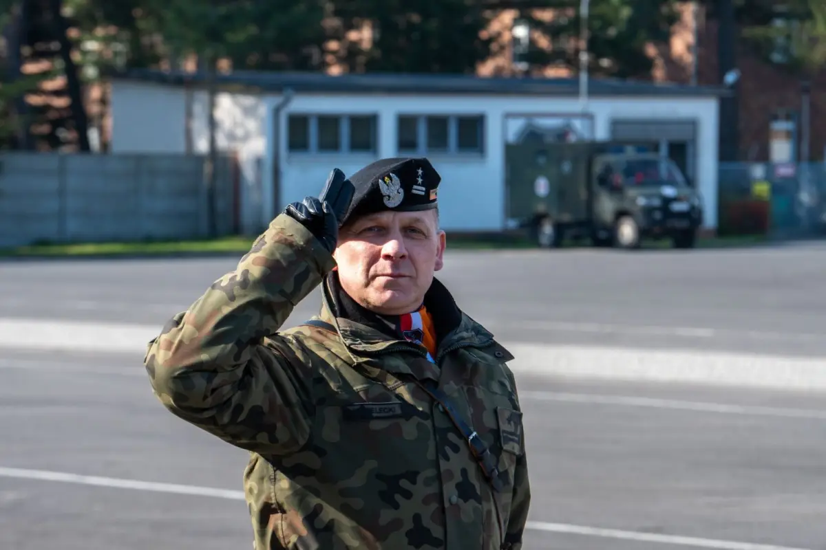 Uroczystość w 10 Brygadzie Kawalerii Pancernej w Świętoszowie