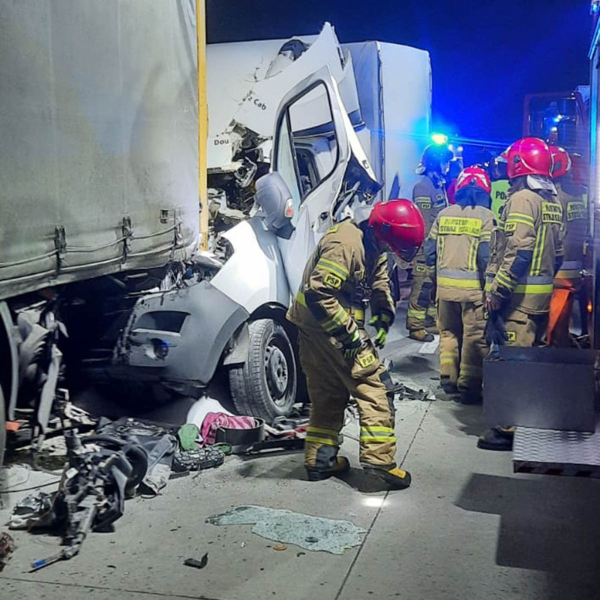 Wypadek na autostradzie A4