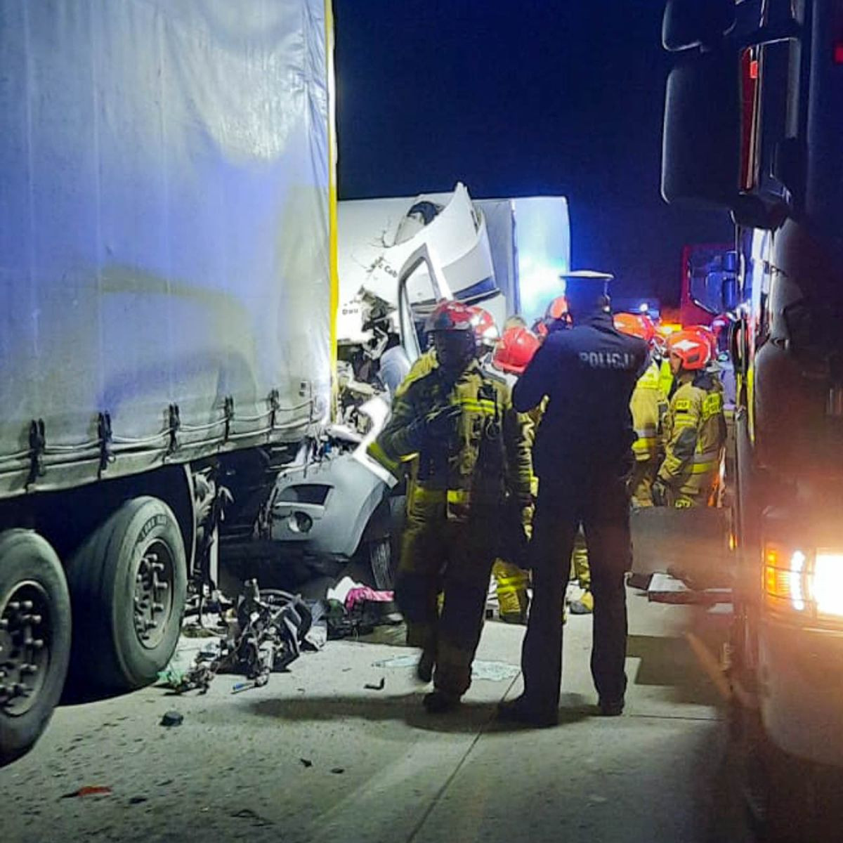 Wypadek na autostradzie A4