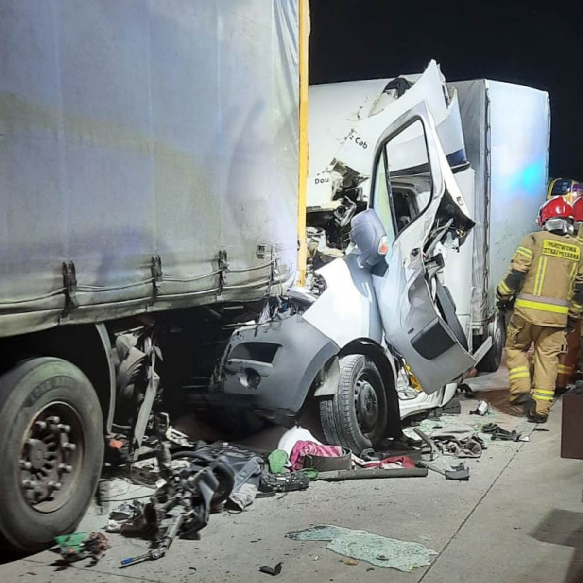 Wypadek na autostradzie A4