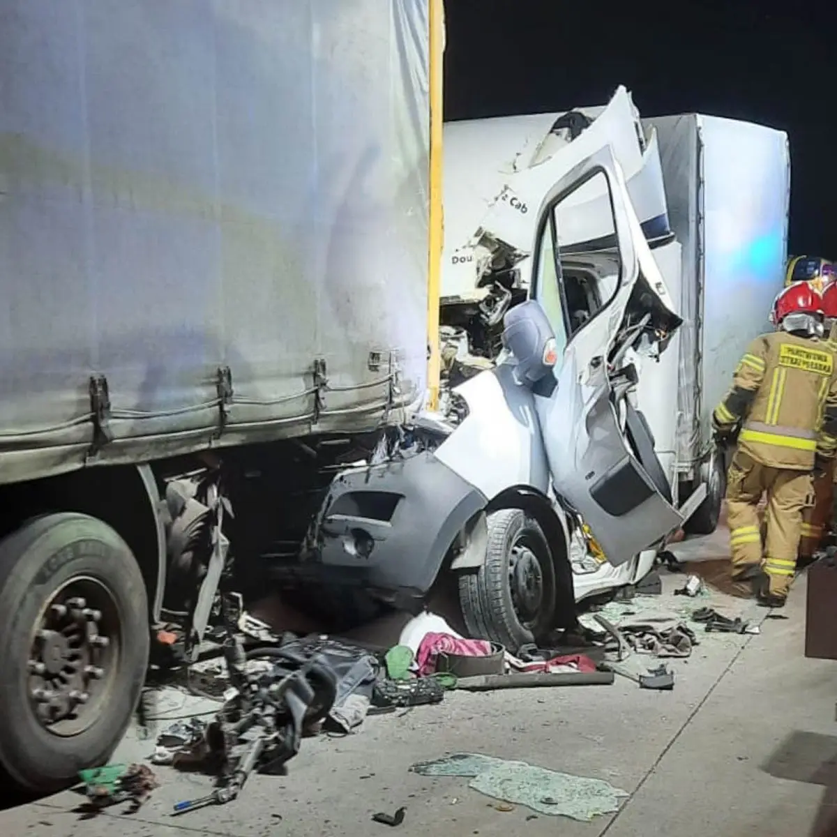 Wypadek na autostradzie A4