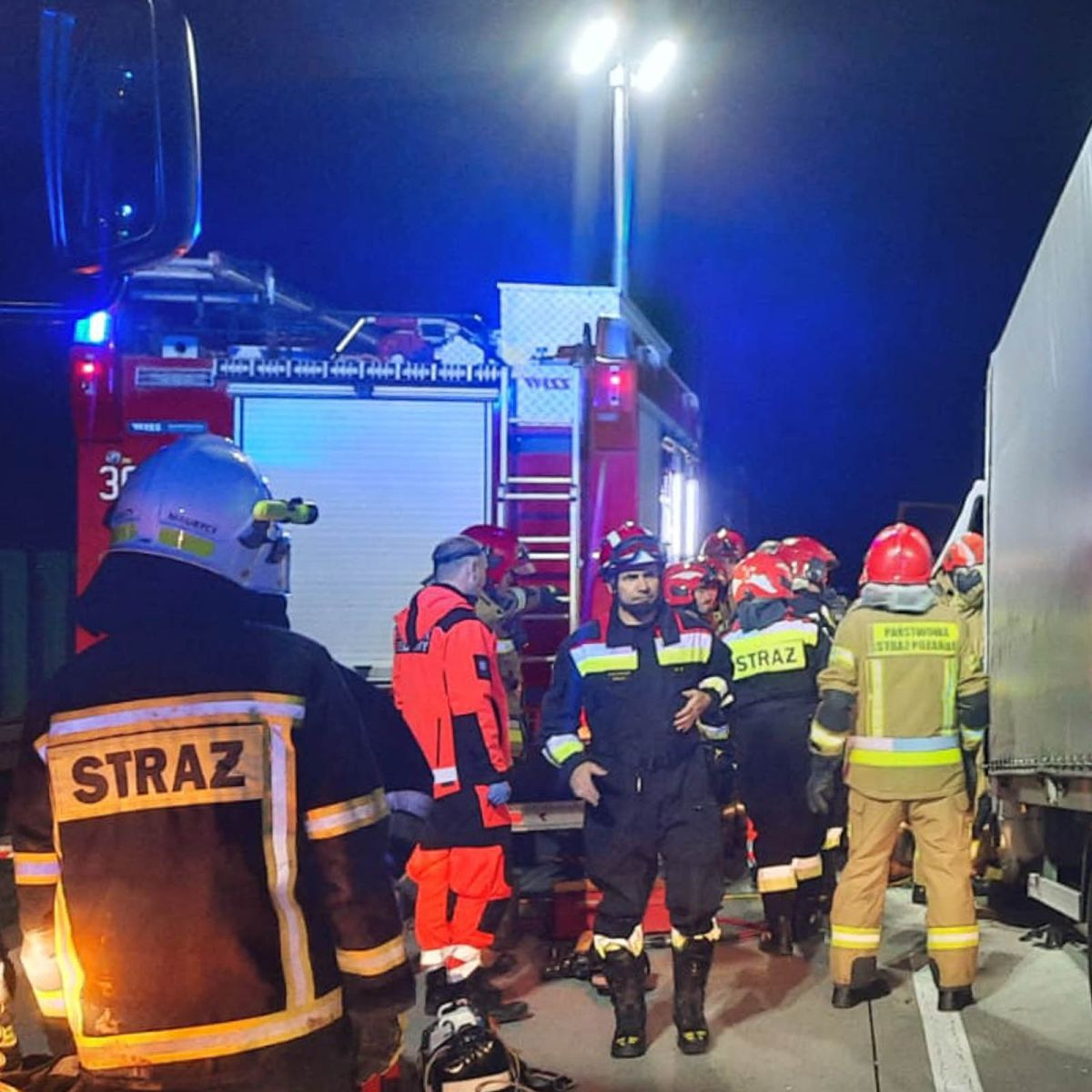 Wypadek na autostradzie A4