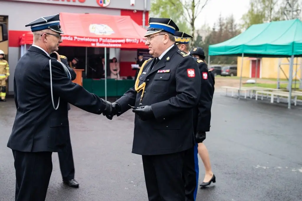 Пожежне свято в Trzebień! Підвищення, відзнаки, нові автомобілі та відкриття пожежної частини