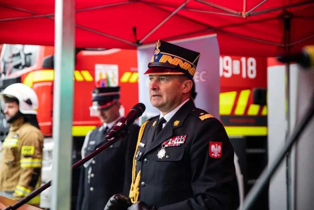 Firefighters’ celebration in Trzebień! Promotions, decorations, new vehicles and fire station opening
