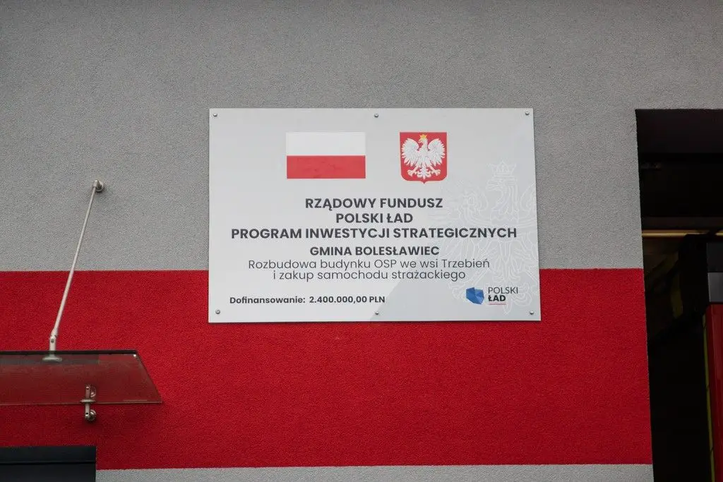 Пожежне свято в Trzebień! Підвищення, відзнаки, нові автомобілі та відкриття пожежної частини