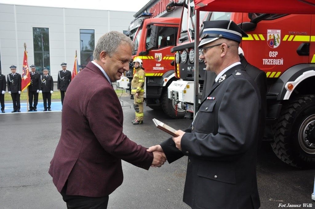 Strażackie święto w Trzebieniu. Zdjęcia Janusza Wilka