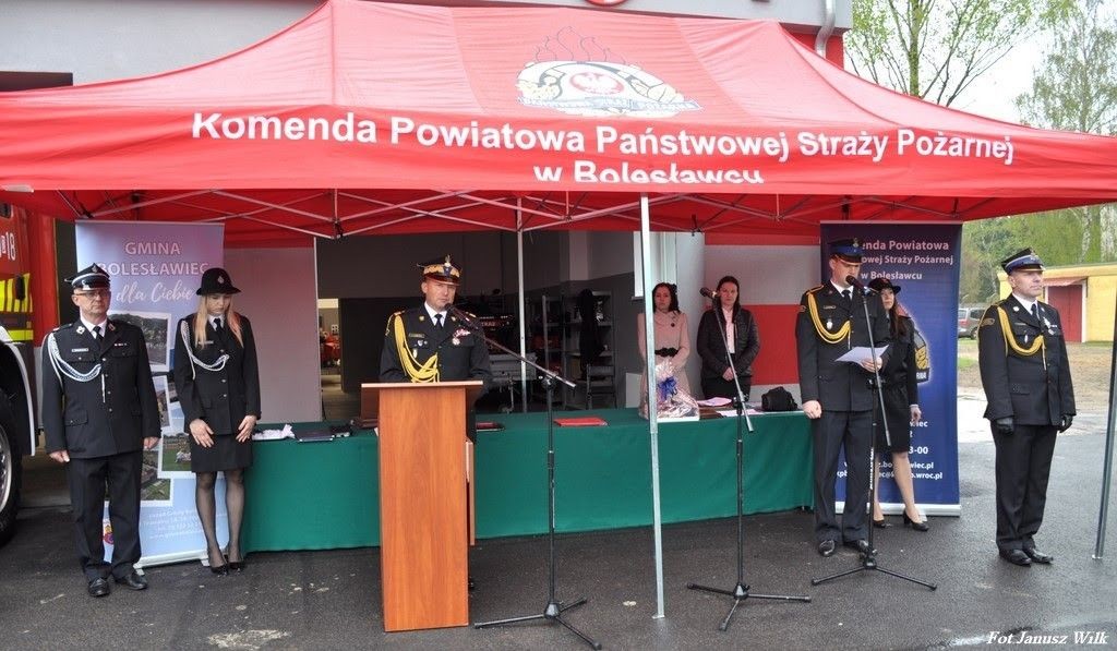 Strażackie święto w Trzebieniu. Zdjęcia Janusza Wilka