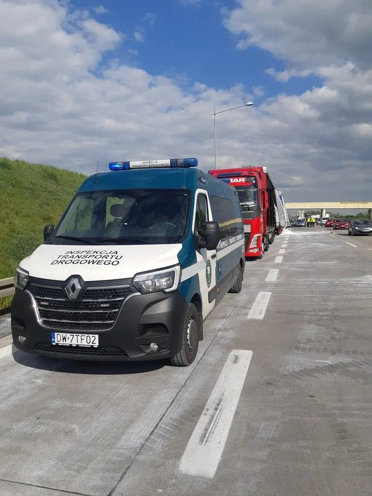 Pożar na A4