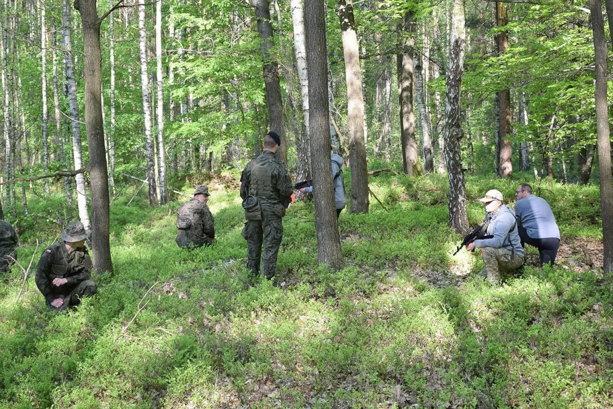szkolenie w ramach kampanii „Trenuj z wojskiem wiosna-lato”