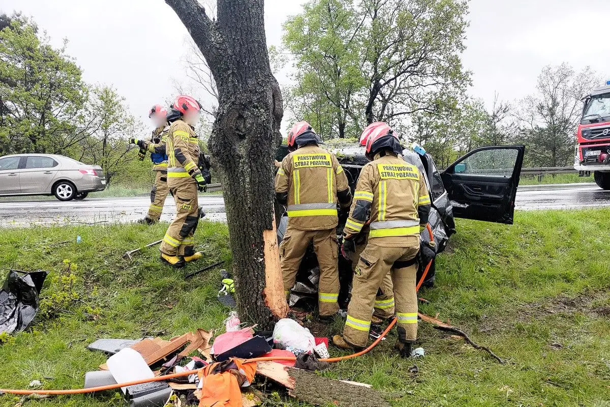 Wypadek w Brzeźniku