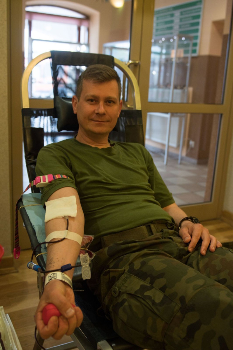 Świętoszowscy pancerniacy oddali krew