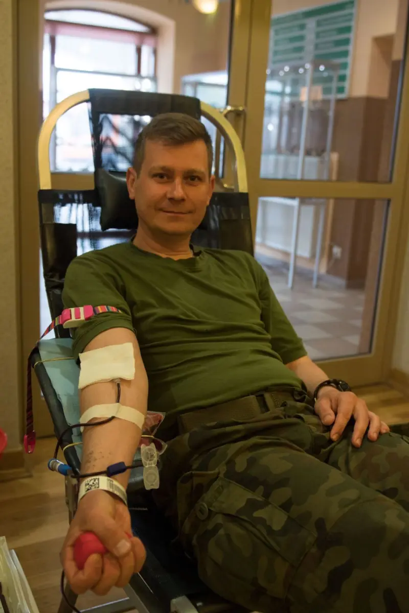 Świętoszowscy pancerniacy oddali krew