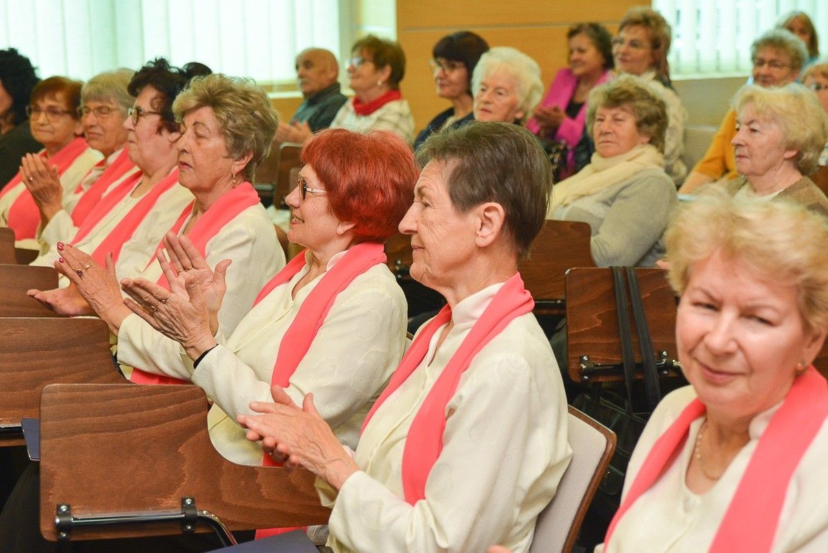 Uroczyste pożegnanie Wiesławy Olczyk, szefowej bolesławieckiego UTW