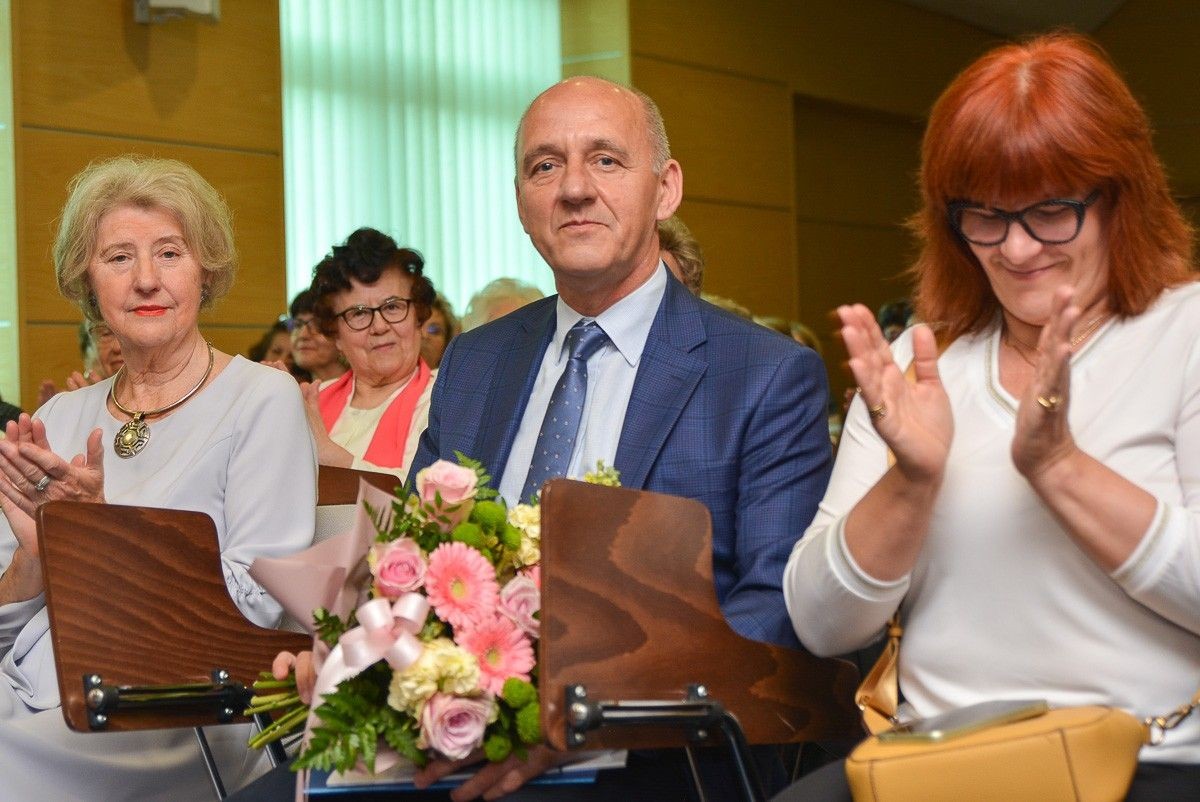 Uroczyste pożegnanie Wiesławy Olczyk, szefowej bolesławieckiego UTW