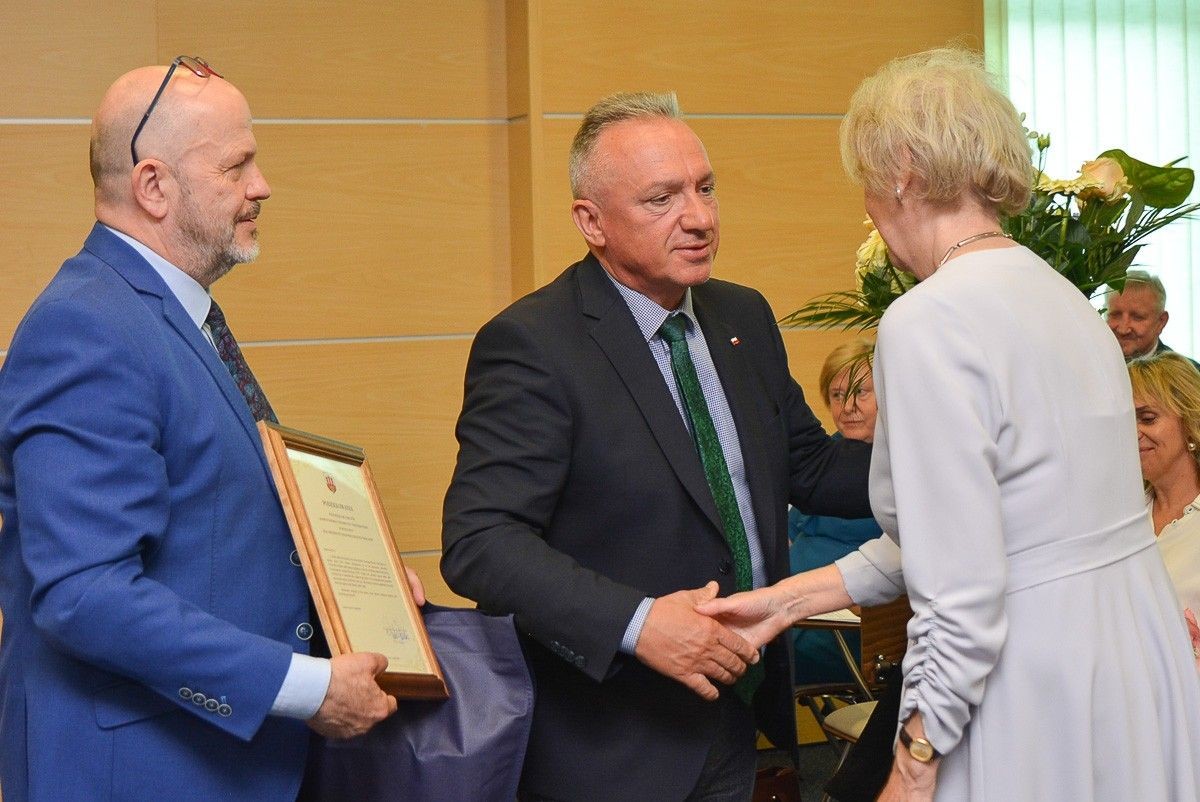 Uroczyste pożegnanie Wiesławy Olczyk, szefowej bolesławieckiego UTW