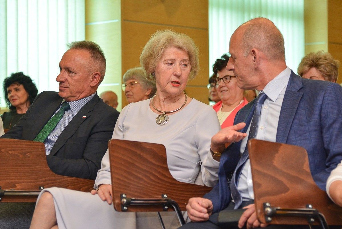Uroczyste pożegnanie Wiesławy Olczyk, szefowej bolesławieckiego UTW