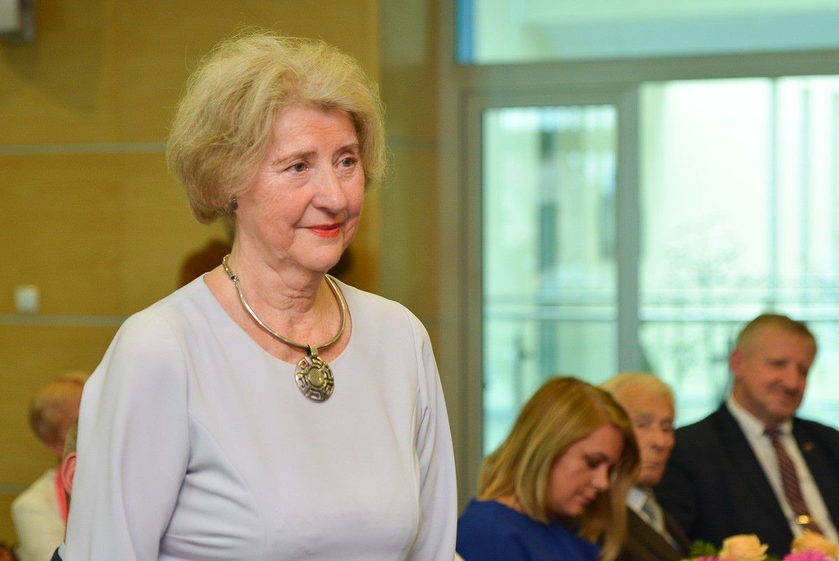 Uroczyste pożegnanie Wiesławy Olczyk, szefowej bolesławieckiego UTW