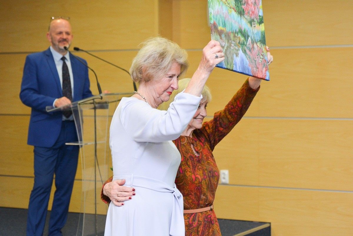 Uroczyste pożegnanie Wiesławy Olczyk, szefowej bolesławieckiego UTW