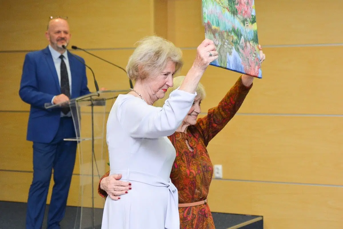 Uroczyste pożegnanie Wiesławy Olczyk, szefowej bolesławieckiego UTW