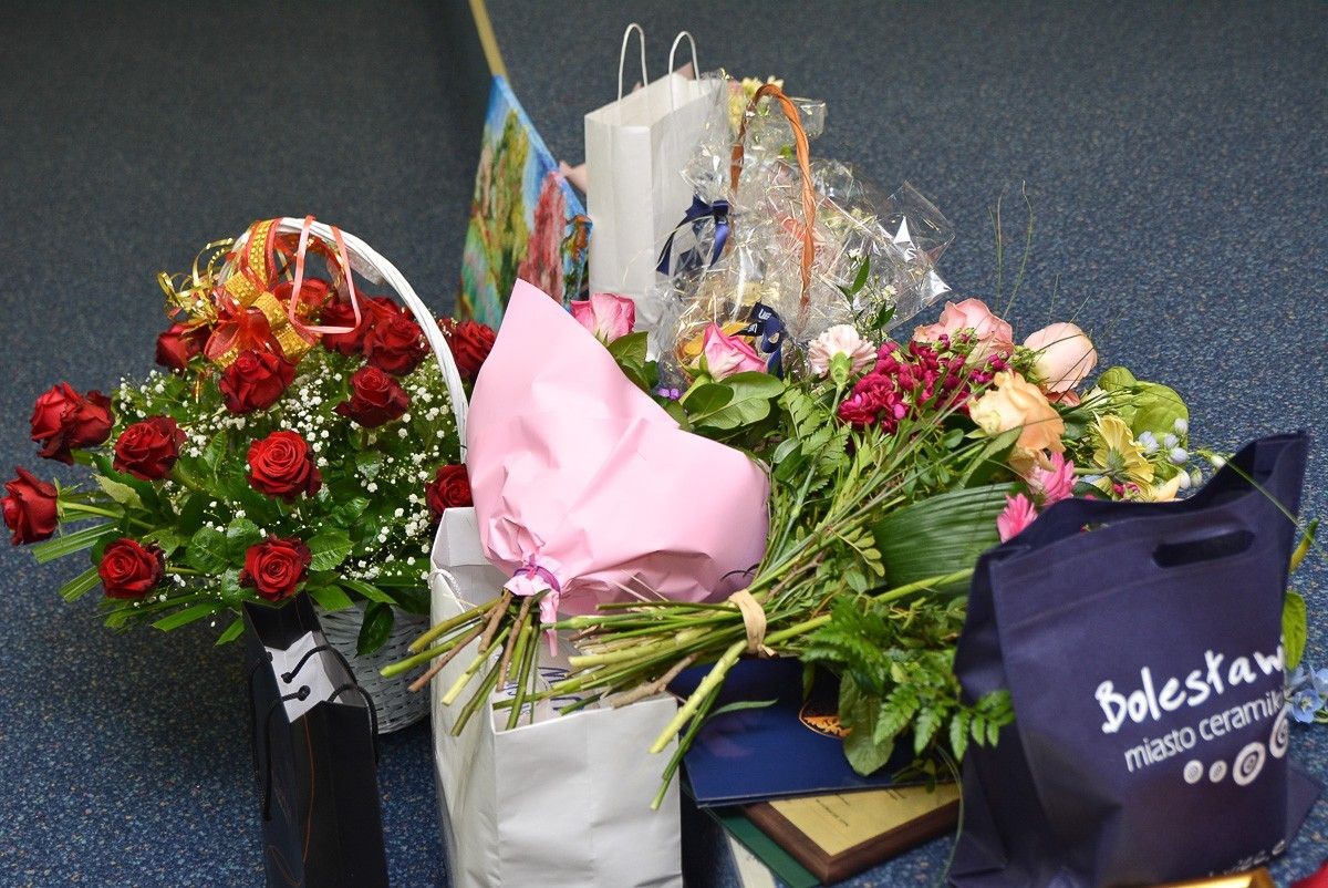 Uroczyste pożegnanie Wiesławy Olczyk, szefowej bolesławieckiego UTW