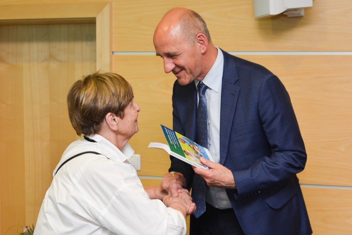 Uroczyste pożegnanie Wiesławy Olczyk, szefowej bolesławieckiego UTW