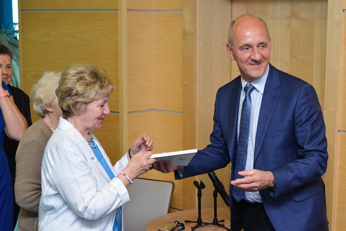 Uroczyste pożegnanie Wiesławy Olczyk, szefowej bolesławieckiego UTW