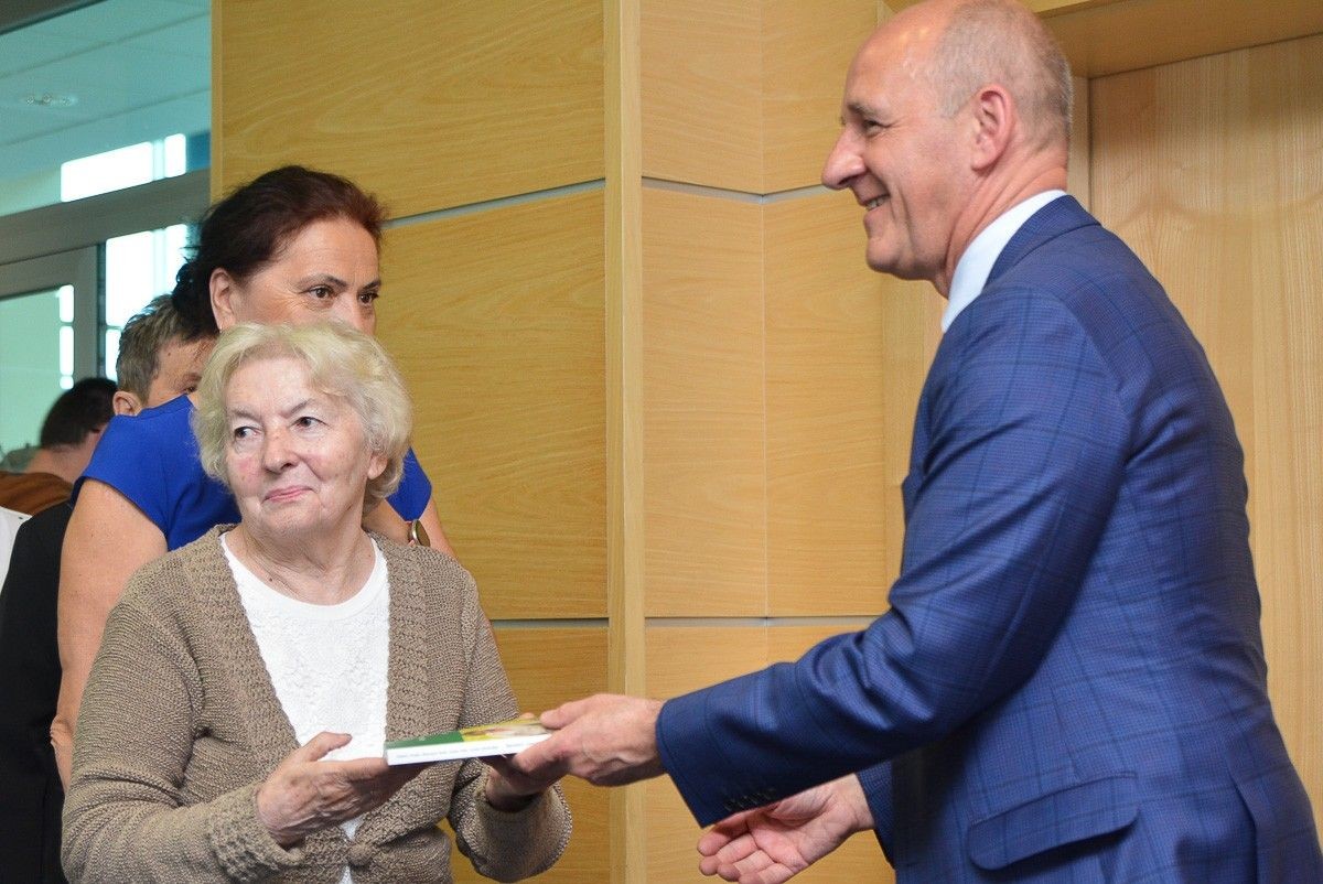 Uroczyste pożegnanie Wiesławy Olczyk, szefowej bolesławieckiego UTW