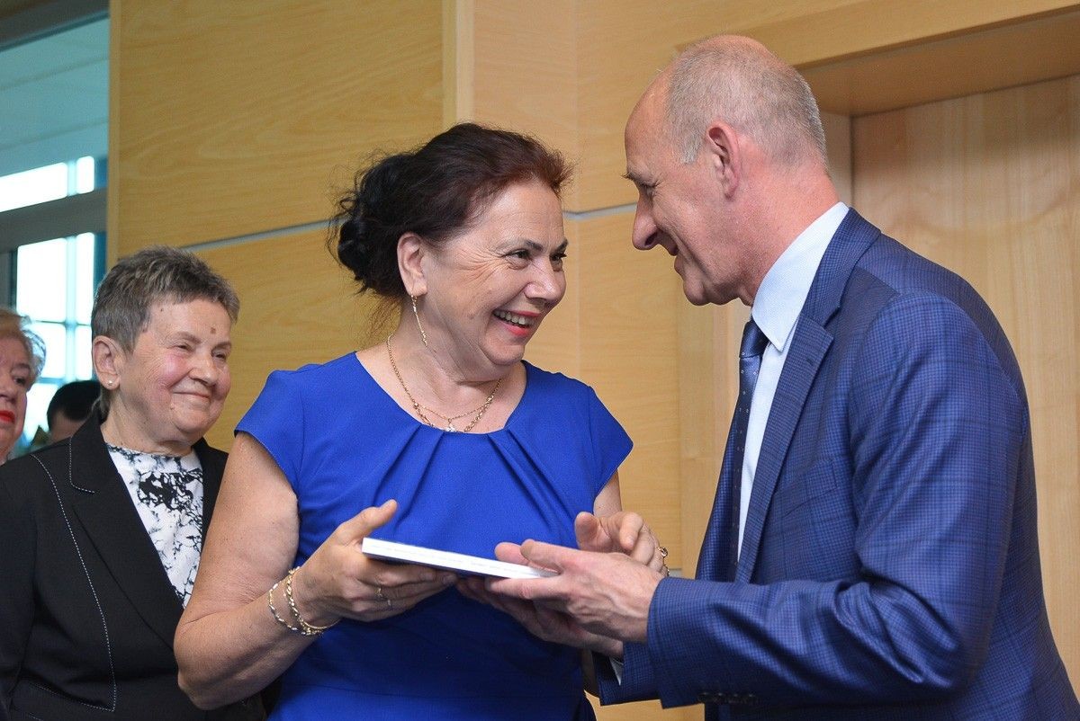 Uroczyste pożegnanie Wiesławy Olczyk, szefowej bolesławieckiego UTW