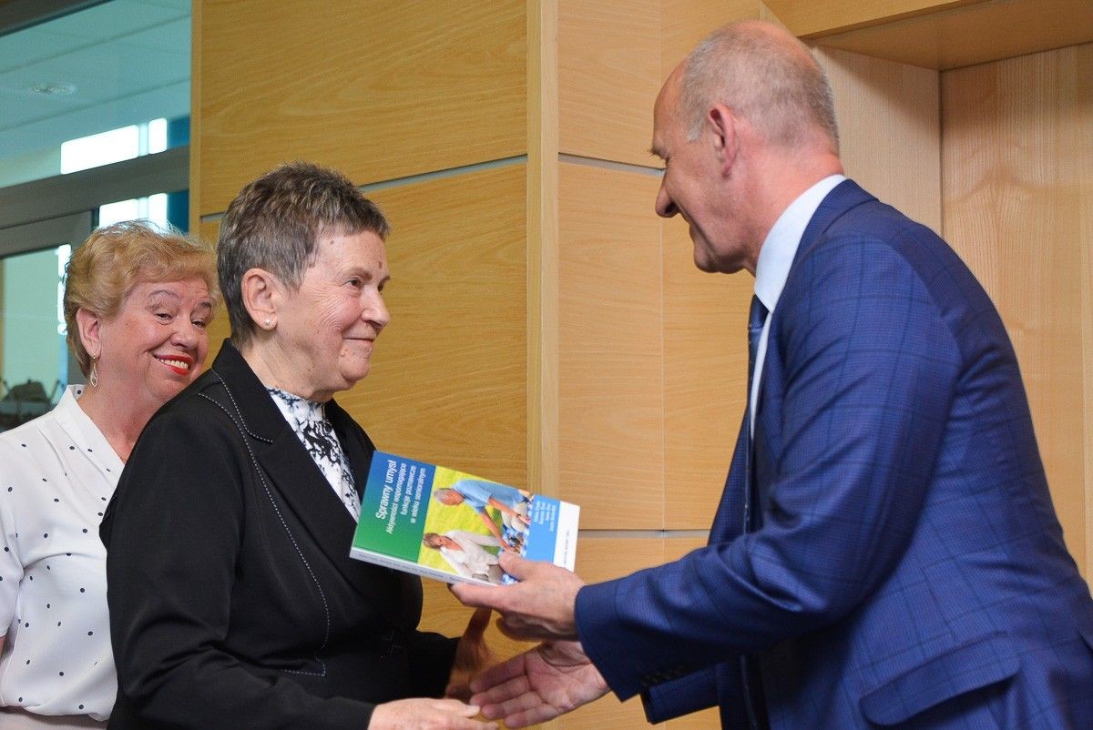 Uroczyste pożegnanie Wiesławy Olczyk, szefowej bolesławieckiego UTW