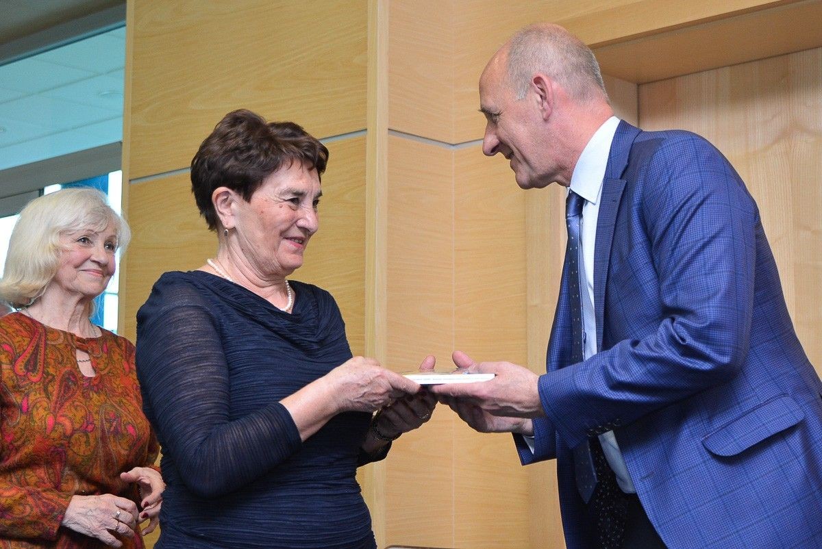 Uroczyste pożegnanie Wiesławy Olczyk, szefowej bolesławieckiego UTW