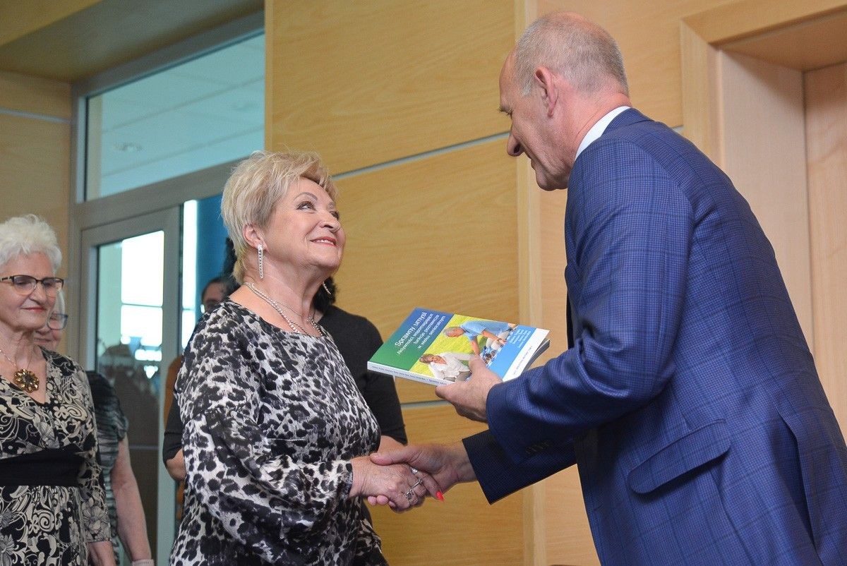 Uroczyste pożegnanie Wiesławy Olczyk, szefowej bolesławieckiego UTW