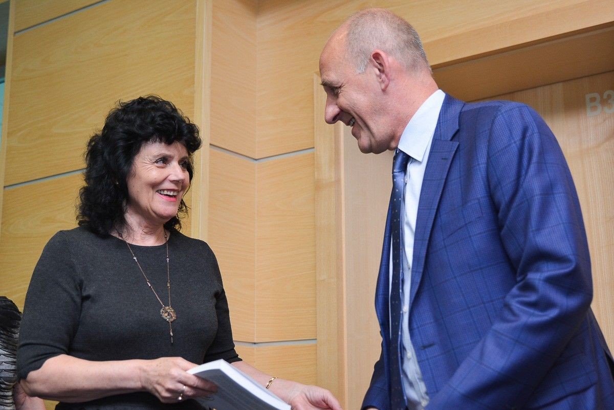 Uroczyste pożegnanie Wiesławy Olczyk, szefowej bolesławieckiego UTW