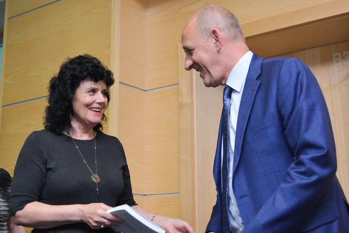 Uroczyste pożegnanie Wiesławy Olczyk, szefowej bolesławieckiego UTW