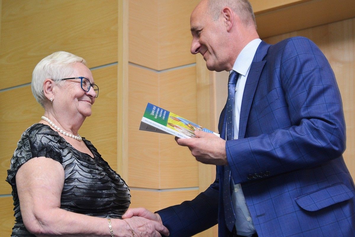 Uroczyste pożegnanie Wiesławy Olczyk, szefowej bolesławieckiego UTW