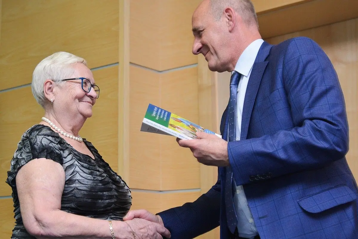 Uroczyste pożegnanie Wiesławy Olczyk, szefowej bolesławieckiego UTW