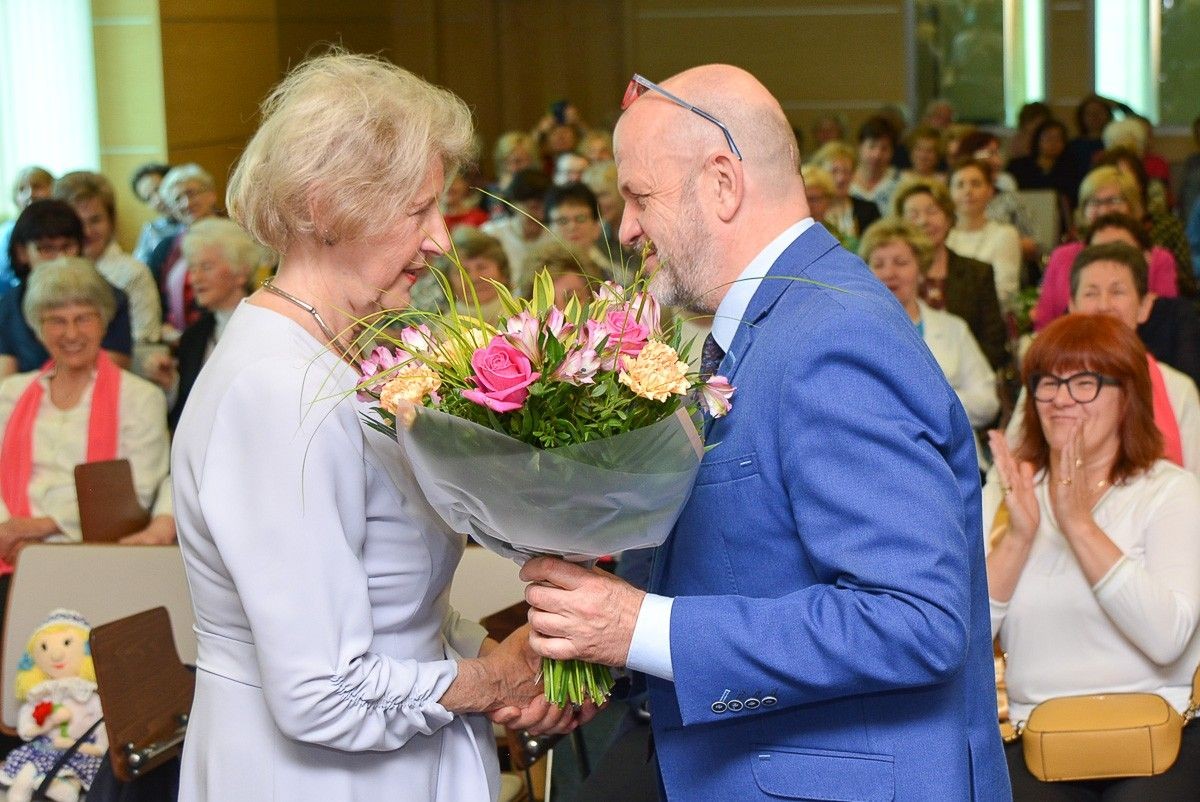 Uroczyste pożegnanie Wiesławy Olczyk, szefowej bolesławieckiego UTW