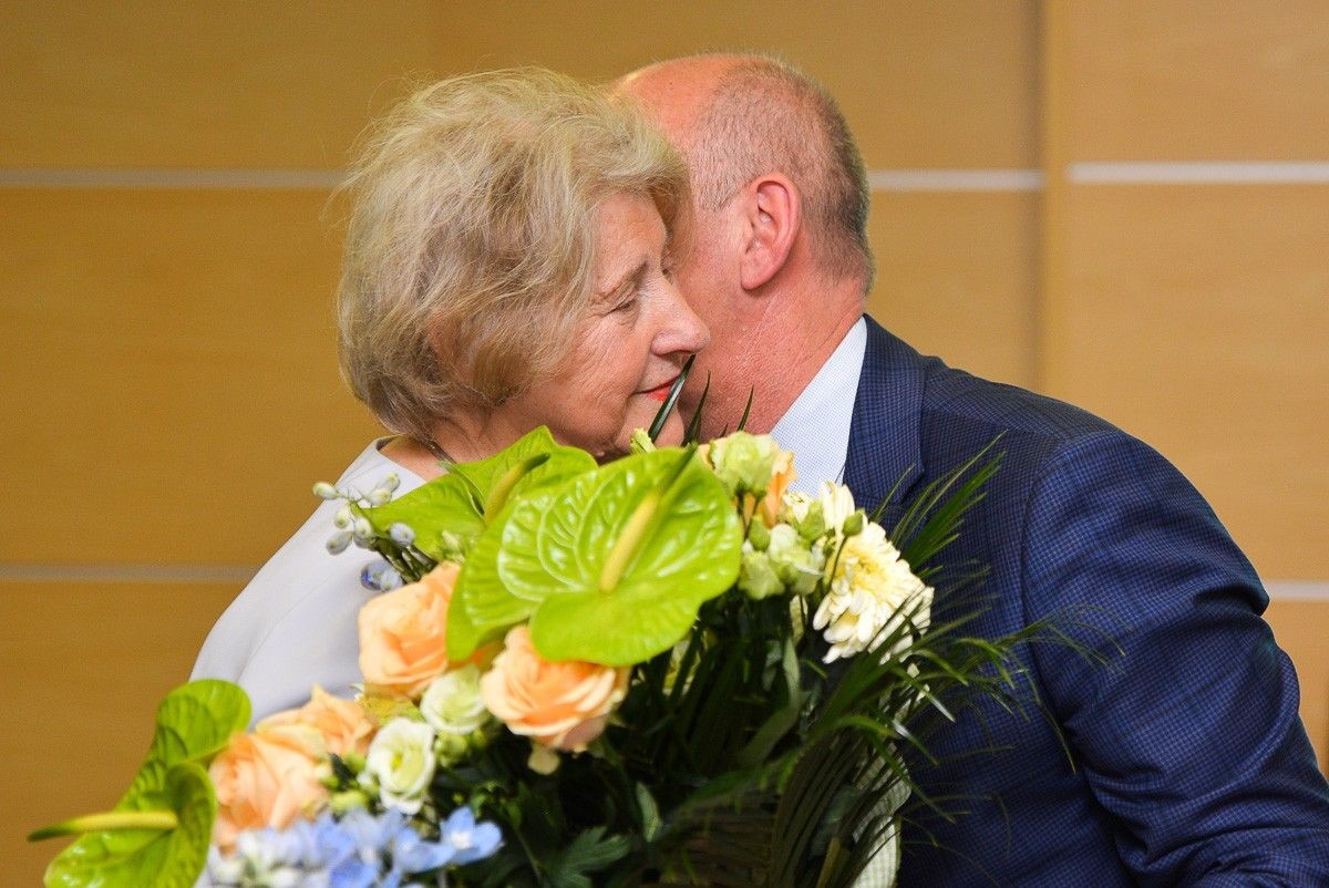 Uroczyste pożegnanie Wiesławy Olczyk, szefowej bolesławieckiego UTW