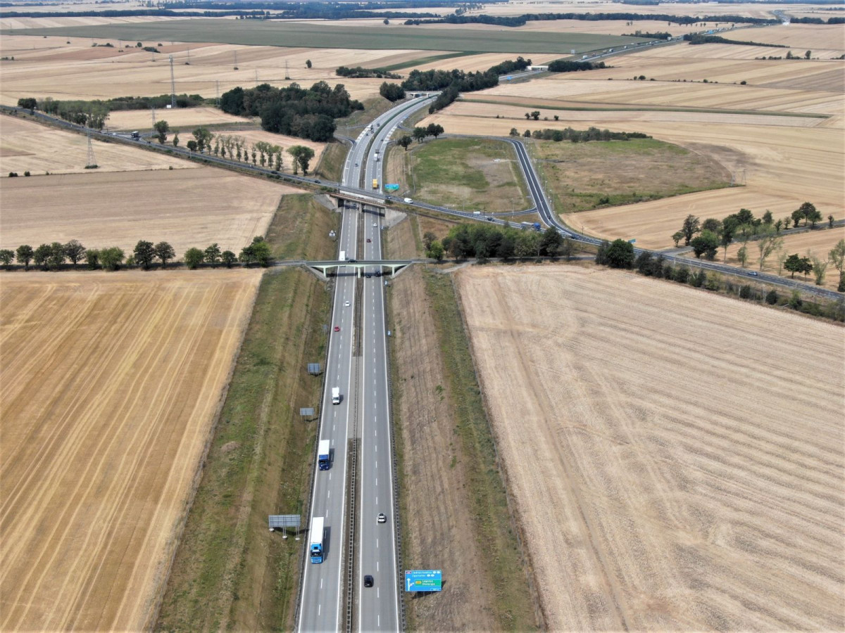 A4 (węzeł Złotoryja) i mapa