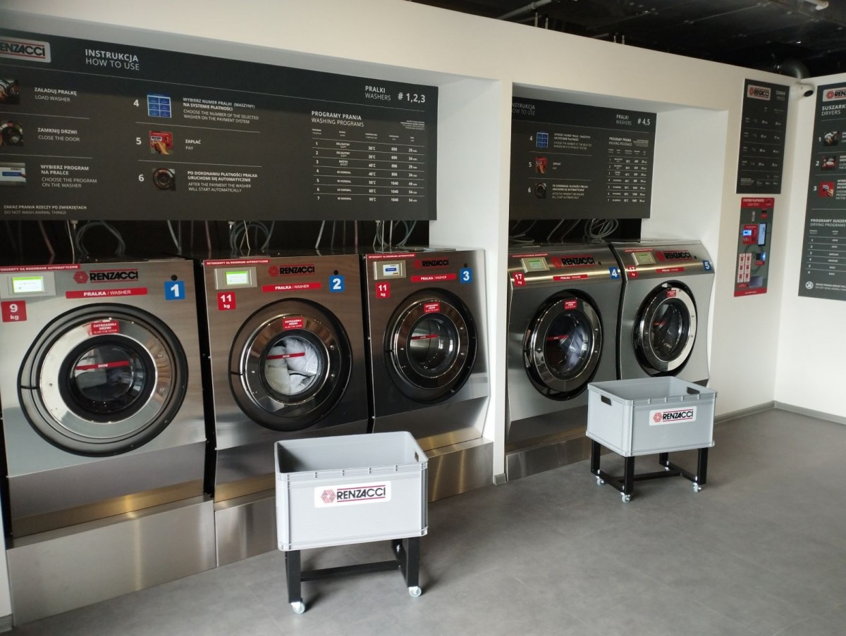Pierwsza pralnia samoobsługowa Renzacci Laundromat w Bolesławcu