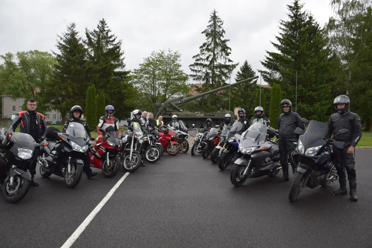Rajd motocyklowy weteranów z 23 Pułku Artylerii